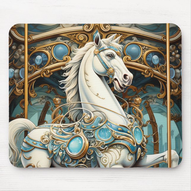Alfombrilla De Ratón Carrousel Horse Mousepad (Frente)