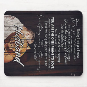 Alfombrilla De Ratón Carta A Mi Esposo, Trato De Regalo Familiar