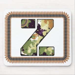 Alfombrilla De Ratón Carta militar de Z