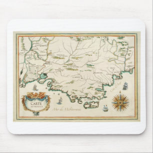 Alfombrilla De Ratón Carta Mousepad de Provence