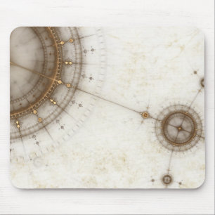 Alfombrilla De Ratón Carta náutica antigua, Grunge