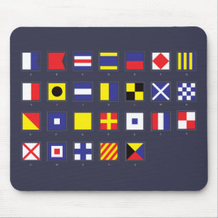 Alfombrilla De Ratón Carta náutica de la bandera