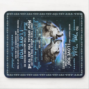 Alfombrilla De Ratón Carta Personalizada A Mi Esposa Del Esposo