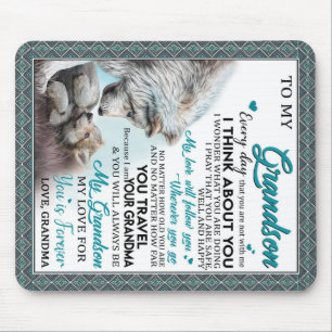 Alfombrilla De Ratón Carta Personalizada A Mi Nieto, Abuelo Amor