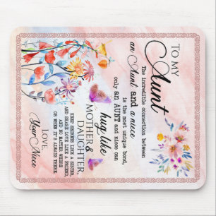 Alfombrilla De Ratón Carta personalizada a mi tía