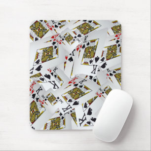 Alfombrilla De Ratón Cartas de juego Reyes en capas, Mousepad