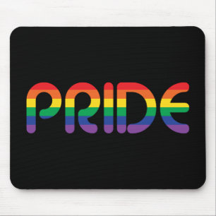 Alfombrilla De Ratón Cartas en globo del Orgullo Arcoiris