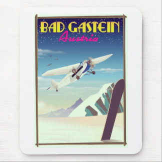 Alfombrilla De Ratón Cartel de esquí de Bad Gastein Austria
