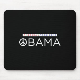 Alfombrilla De Ratón Cartel de paz del presidente estadounidense Barack