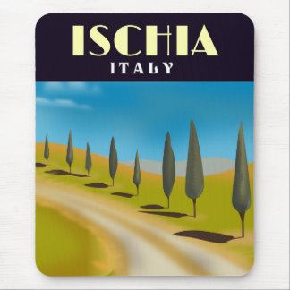 Alfombrilla De Ratón Cartel de viaje a Ischia Italia