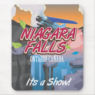 Alfombrilla De Ratón Cartel de viaje a Niagara Falls Ontario Canadá