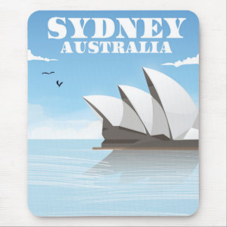 Alfombrilla De Ratón Cartel de viaje a Sydney Australia