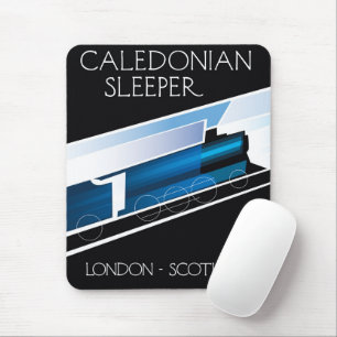 Alfombrilla De Ratón Cartel de viaje Caledonian Sleeper Londres Escocia