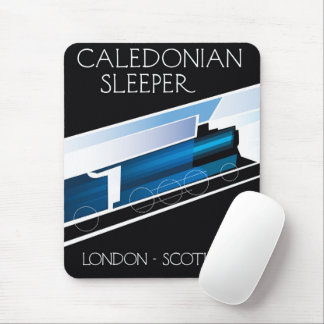 Alfombrilla De Ratón Cartel de viaje Caledonian Sleeper Londres Escocia