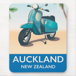 Alfombrilla De Ratón Cartel de viaje de Auckland Nueva Zelanda