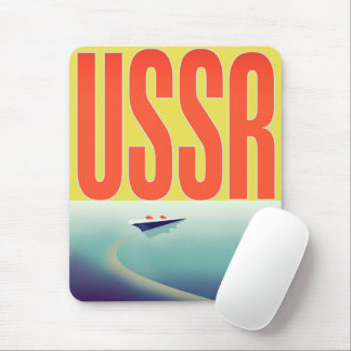 Alfombrilla De Ratón Cartel de viaje de la URSS soviética