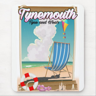 Alfombrilla De Ratón Cartel de viaje de Tynemouth Tyne y Wear
