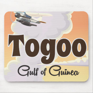 Alfombrilla De Ratón Cartel de viaje del Golfo de Guinea de Togo