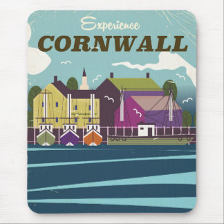 Alfombrilla De Ratón Cartel de viaje vintage de Experiencia Cornwall