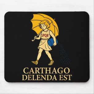 Alfombrilla De Ratón Carthago Delenda Est Vestimenta Divertida de Histo
