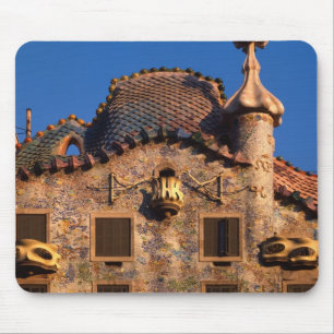 Alfombrilla De Ratón Casa Batiló, Arquitectura de Gaudi, Barcelona,