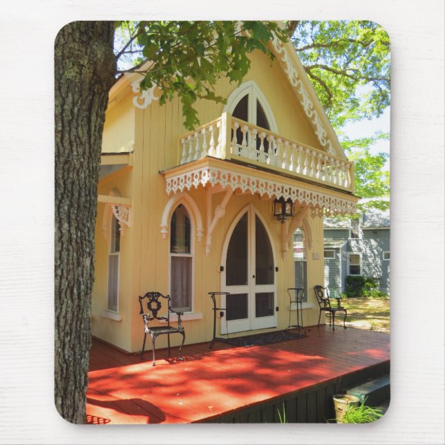 Alfombrilla De Ratón Casa de campo victoriana en sol - Viñedo de Martha (Frente)