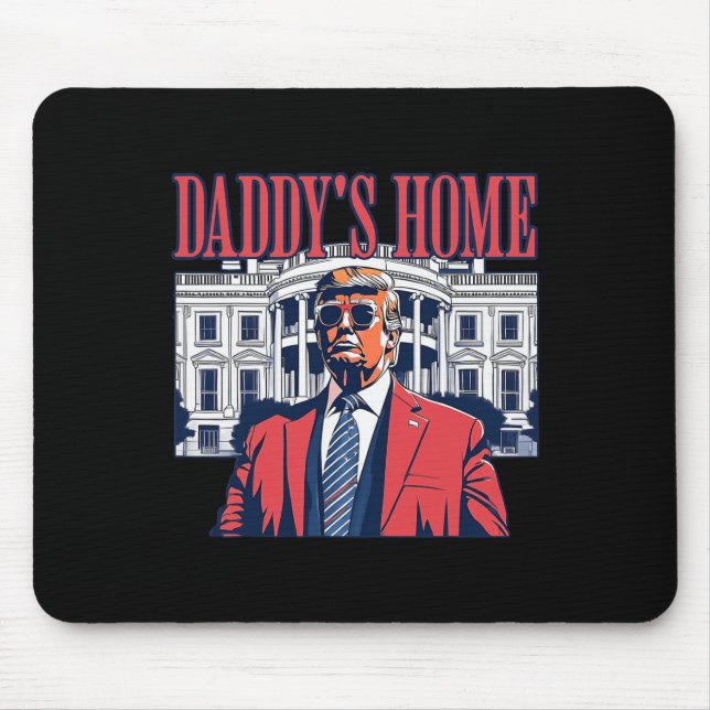 Alfombrilla De Ratón Casa de Daddys Casa Blanca Trump 2024 (Frente)