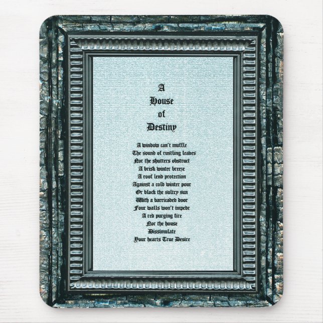 Alfombrilla De Ratón Casa de destino (Frente)