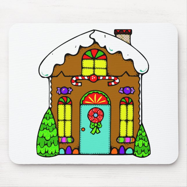 Alfombrilla De Ratón Casa de Gingerbread (Frente)