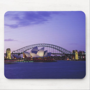 Alfombrilla De Ratón Casa de la Ópera de Sydney y Puerto, Nueva Gales d