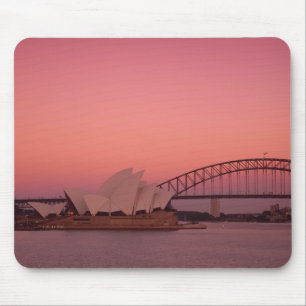 Alfombrilla De Ratón Casa de la Ópera de Sydney y puerto, Nueva Gales d