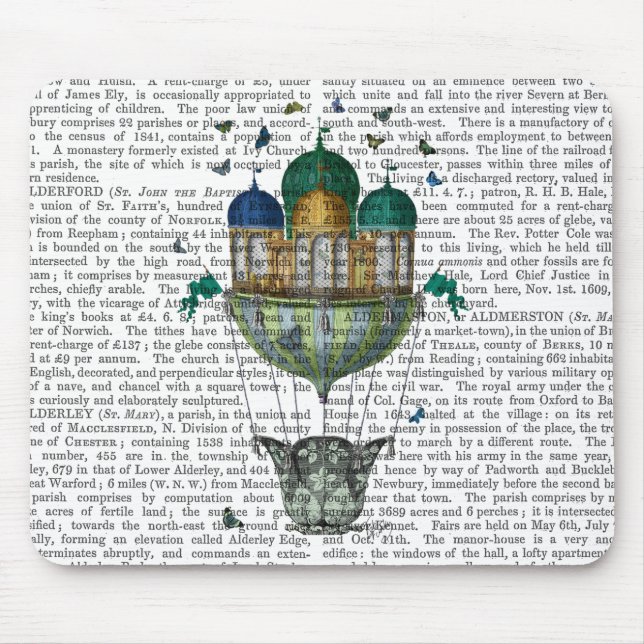 Alfombrilla De Ratón Casa de mariposas (Frente)