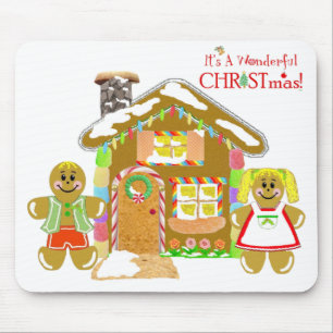 Alfombrilla De Ratón Casa de pan de jengibre Mousepad