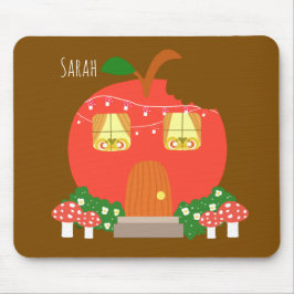 Alfombrilla De Ratón Casa de rana de frutas de Apple
