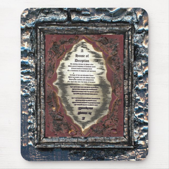 Alfombrilla De Ratón Casa del engaño (Frente)