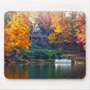 Alfombrilla De Ratón Casa en el lago