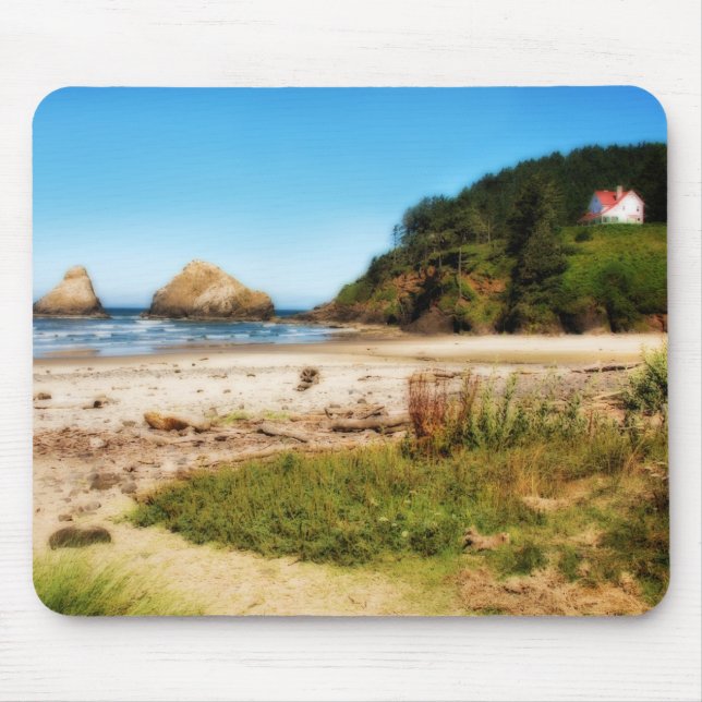 Alfombrilla De Ratón Casa Mousepad de la costa de Oregon (Frente)