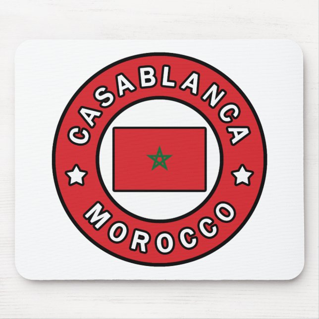 Alfombrilla De Ratón Casablanca Marruecos (Frente)
