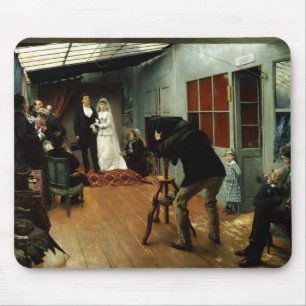 Alfombrilla De Ratón Casandose en el fotógrafo, 1878-9