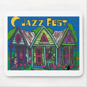Alfombrilla De Ratón Casas de Festival de Jazz