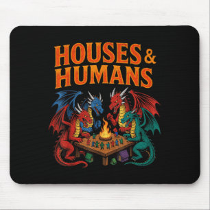 Alfombrilla De Ratón Casas de juegos humanos divertidos parodia de rol