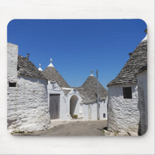 Alfombrilla De Ratón Casas de Trulli en Alberobello, mousepad de Puglia