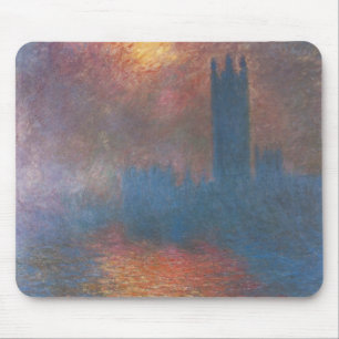 Alfombrilla De Ratón Casas del Parlamento, Londres por Claude Monet