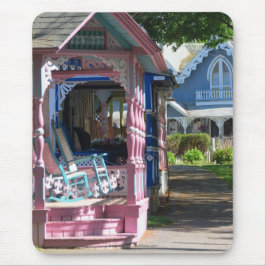 Alfombrilla De Ratón Casas en fila - Viñedo de Martha