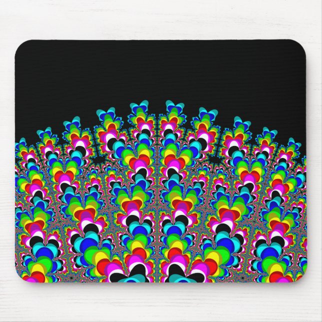 Alfombrilla De Ratón Cascada arcoiris - Arte fractal (Frente)