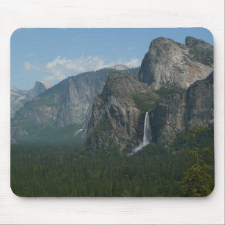 Alfombrilla De Ratón Cascada Bridalveil y Half Dome en Yosemite
