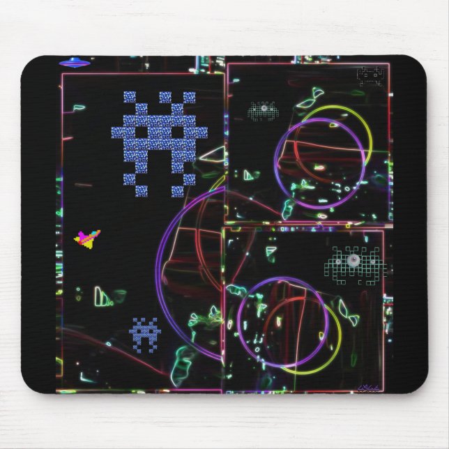Alfombrilla De Ratón Cascada de Juegos Electrónicos (Frente)