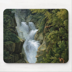 Alfombrilla De Ratón Cascada en las montañas de Berna, 1796