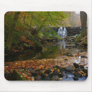 Alfombrilla De Ratón Cascada otoño y naturaleza de Creek Pennsylvania