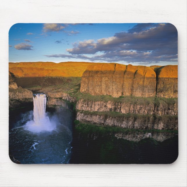 Alfombrilla De Ratón Cascada Palouse en Washington (Frente)
